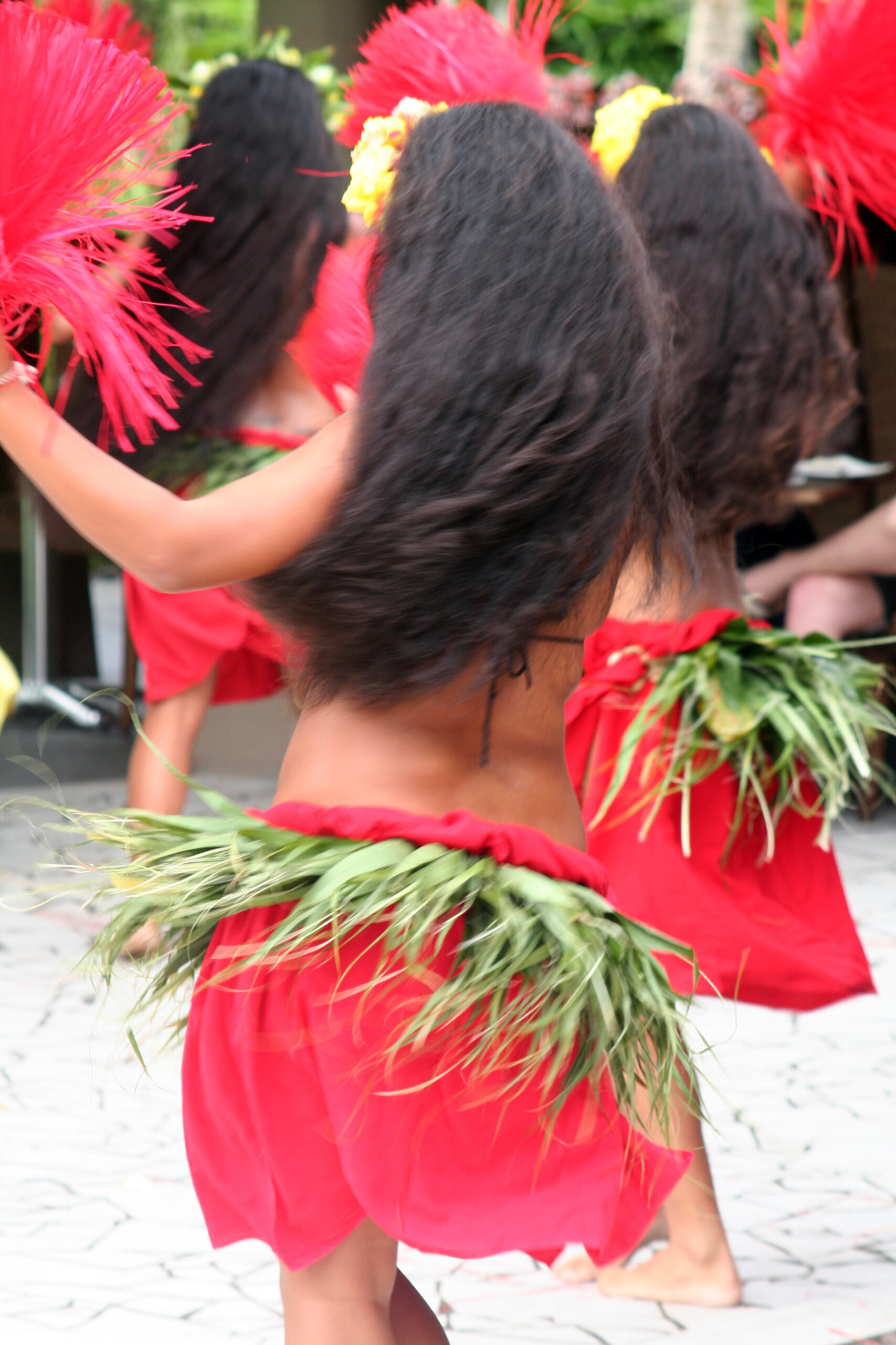 cours de danse tahitienne avec l’association Tiare Aute